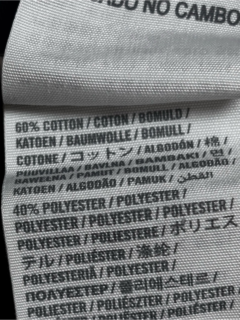 Hollister Navy Long Sleeve Tee with White Logo - Picture 4 of 7
